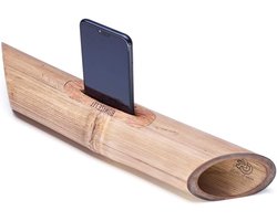 Bamboe speaker - Natuurlijke versterker - Muziek afspelen - Geen stroom nodig - 45 cm - Lichtbruin — cadeau in Gadgets