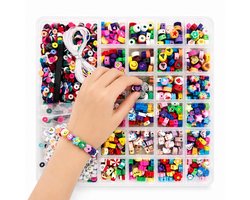 BOTC Sieraden Set - knutselen Meisjes - Armbandjes maken meisjes - 24+ kleuren - Sprankelende Sieraden Maken Pakket - Kralen Set — cadeau in Spellen & Speelgoed