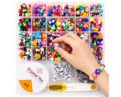 BOTC Sieraden Set - Knutselen meisjes - Armband Maken Set - 1050-Delig - Sieraden Halsketting Maken - 24 Stijl - Cadeau voor Meisjes Kinderen — cadeau in Spellen & Speelgoed