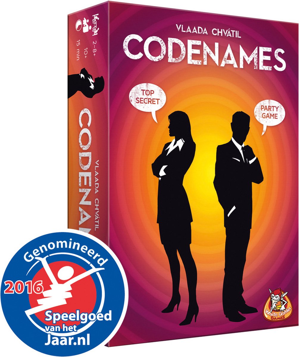 Codenames - Uniek woordspel voor 2 teams - Gezelschapsspel
