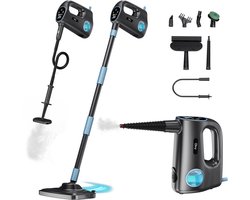 Olvy 14-in-1 Stoomreiniger - Dweilfunctie - Touchscreen - 125° Stoom – Mop - Tapijtreiniger – Vlekkenreiniger – Zetelreiniger - Handstoomreiniger – 5M Snoer — cadeau in Cadeau-ideeën