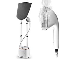 FLOWSTEAM® PRO Kledingstomer - Handstomer - Stoomreiniger - Stoomapparaat Kleding - 150 Minuten Stomen - 2.5M Snoer - Wit — cadeau in Wonen & Interieur