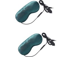Verwarmd USB Oogmasker - 2 Sets Slaapmasker met Stoom en Temperatuurregeling — cadeau in Verzorging