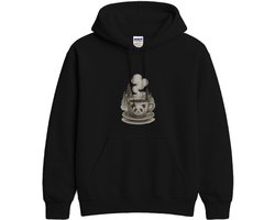 Koffie Hoodie – Panda Koffiekop met Stoom – Cozy Outfit – Unisex Hoodie voor Dames & Heren – Origineel Cadeau — cadeau in Mode & Accessoires