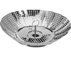 Westmark Stoommand, verstelbaar, voor pannen van Ø 14-23 cm, roestvrij staal, zilver, 12592270 — cadeau in Kookcadeaus