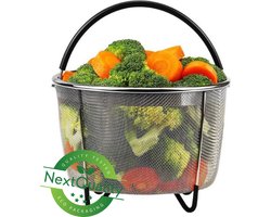 Kookmandje - Stoomrek - Stoomschaal - Stoommand Pan - Groentenstomer - Stoominzet - Stoombloem - Steamer Basket - Steamer Cooking — cadeau in Kookcadeaus