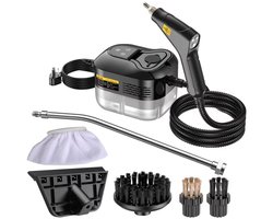 Stoomreiniger 100 °C - Stomer voor o.a. Keuken & Badkamer & BBQ & Ramen - Handstoomreiniger Schoonmaak - Stoomapparaat Reiniger - Handstomer - Steam Cleaner Stoom - Reinigingsmachine - Draagbare Vlekkenreiniger - Stoomapparaat Badkamer — cadeau in Cadeau-ideeën
