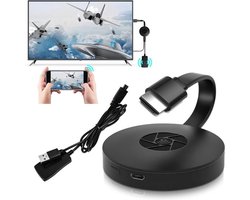 Full HD- Smart HDMI Dongle - Draadloos tv kijken - WIFI Receiver Voor Android, Google en IOS - App Streaming -Grijs-2025 Nieuw — cadeau in Elektronica