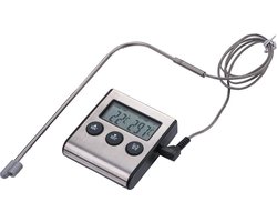Benson Digitale Keukenthermometer - Vleesthermometer - Incl. timer, warmte alarm en batterij — cadeau in Kookcadeaus