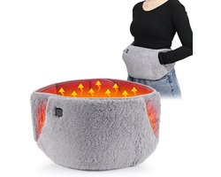 Elektrische onderdeken - Elektrische Buikverwarmers - Koude Dagen - Elektrische onderdeken 1 persoons - 3 Temperatuurinstellingen - Draagbaar voor Rug & Buik - 105 x 20 cm - Grijs - USB — cadeau in Cadeau-ideeën