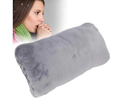 KZQ USB handwarmer zakje verwarmde handschoenen - Draagbaar oplaadbaar met zachte voering - Voor binnen en buiten wandelen kamperen en winter - Grijs — cadeau in Gadgets