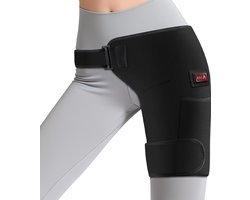 Draagbare Heupverwarmer – met vibratiefunctie en elektrische verwarmde wrap geschikt voor heup, dij en billen – met dubbele stroomopties – geschikt voor thuis, op kantoor en tijdens fitness — cadeau in Cadeau-ideeën