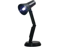 Draagbare Leeslamp - Opvouwbare LED Lamp - Nachtkastje Lezen - Niet-Verblindend Licht - 11x4cm Compact - Zwart — cadeau in Gadgets