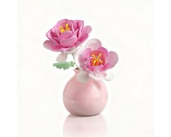 Namajunas - Mini Kunstbloemen Boeket - Bloemenboeket in Vaas - Bouwpakketten volwassenen - Botanical Flowers Collection - Botanical Bloemen - Bouwsets - Niet geschikt voor LEGO - Eeuwige roos - Decoratie voor Huis, Cadeau, Pasen, Moederdag — cadeau in Spellen & Speelgoed