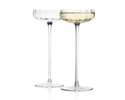 AmberGlass CG100 - Professionele Luxe Cocktail Glazen set - 2 pack - Handgeblazen — cadeau in Kookcadeaus
