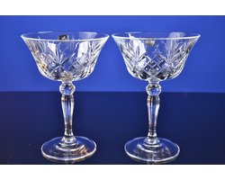 Luxe Kristallen Coupéglazen – Set van 2 – 26 cl — cadeau in Kookcadeaus