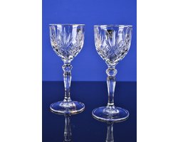 Luxe Kristallen Likeurglazen – Set van 2 – 14 cl — cadeau in Kookcadeaus