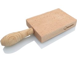 Massief Beukenhouten Gnocchi Plank voor Handgemaakte Pasta — cadeau in Cadeau-ideeën