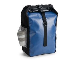 Cheqo® Fietstas - Enkele Fietstas - Fietstas Achter - Fietstas Achterop - Fietstas Bagagedrager - Fietstas Blauw - Waterdichte Fietstas - Fietstas met Clips - Fietstas met Klittenband - Fietstas met Mesh Vak — cadeau in Sport & Outdoor