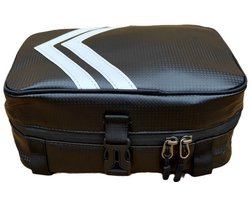 Fietstas voor achterop de bagagedrager - waterdichte leren tas voor op het achterzadel/zadeltas-25*17*11cm,Zwart — cadeau in Sport & Outdoor