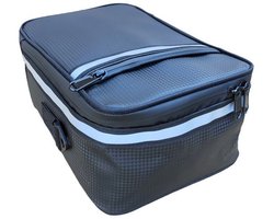 Fietstas voor achterop de bagagedrager - waterdichte leren tas voor op het achterzadel/zadeltas-24.5*16.5*11cm,Zwart — cadeau in Sport & Outdoor