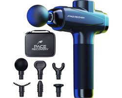 Pace Recovery Massage Gun Pulse 1 - Deep Tissue 10 mm - Voor Spierherstel & Blessures - Hoge Amplitude van 3200 RPM - 30 Standen - < 45 decibel Geluid- Krachtige & Innovatieve Motor — cadeau in Sport & Outdoor