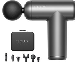 Tec Lux® Massage gun - Sport & Relax Massage Apparaat - Professioneel Massage Pistool - Fitness -Ontspanning - Stressverlichting - Spierherstel - Revalidatie - 6 Massagekoppen — cadeau in Sport & Outdoor
