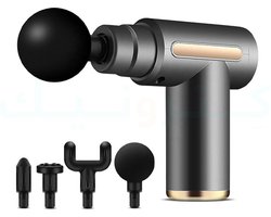 Pocket Massage Gun - Massage Apparaat - 4 Opzetstukken - Facial Gun - Spierherstel - Draadloos - Oplaadbaar - Massage Pistool - Ontspanning — cadeau in Sport & Outdoor