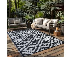 Dutchers® Dubbelzijdig Buitentapijt – Opvouwbaar Outdoor Kleed - Buitenkleed - Vloerkleed buiten - Tuinkleed - Terraskleed – Lichtgewicht & Draagbaar – Voor Camping, Camper, Terras, Tuin & Picknick — cadeau in Sport & Outdoor