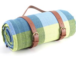Picknickkleed - Waterdicht - 200x200 cm - Buiten - Opvouwbaar Picknickkleed - Buitenkleed - draagbare stranddeken zandvrij - Picknickdeken - Voor camping/park/tuin/strand/picknick/wandelen/barbecue — cadeau in Sport & Outdoor
