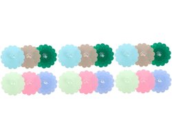 Siliconen Bekerdeksels - Herbruikbare Dekseltjes - Dranken Afdekken - Set van 18 stuks - 11.7cm Diameter - Vrolijke Kleuren — cadeau in Cadeau-ideeën