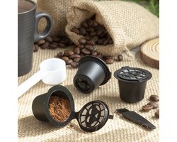 Innovagoods - Recoff - Herbruikbare koffiecapsules - Set van 3 — cadeau in Kookcadeaus