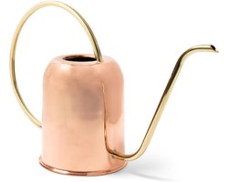 Koperen Gieter - Kleine Waterkan - Planten Water Geven - Lange Nauwkeurige Tuit - 1.5 Liter Capaciteit - Koperkleurig — cadeau in Wonen & Interieur