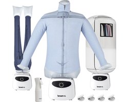 Brosmen Smooth Air - Strijkpop voor hemden en broeken - Strijkmachine - Strijkdroger - Strijksysteem - Strijkijzer - Wasdroger - Inclusief Spray Fles & Droogzak — cadeau in Cadeau-ideeën