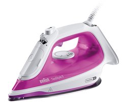 Braun TexStyle 5 SI5225PU - Stoomstrijkijzer - Glijdt Moeiteloos Achteruit - Zelfreinigend - Paars — cadeau in Cadeau-ideeën