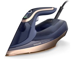 Philips Stoomstrijkijzer Kleding DST8050/20 Azur - Zelfreinigend - Verticaal Strijken Mogelijk - Lang Snoer - Druppelstop - Donkerblauw — cadeau in Cadeau-ideeën
