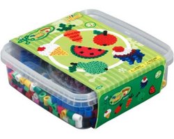 Hama - Strijkkralen Set - Maxi-kralen en steekborden — cadeau in Hobby