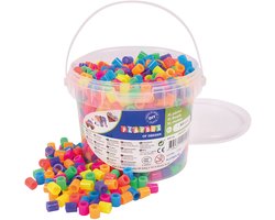 Strijkkralen MAXI 900 stuks - neon — cadeau in Hobby