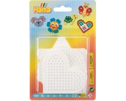 Hama - Strijkkralen Grondplaat - Blister 5 Stuks - Wit — cadeau in Spellen & Speelgoed