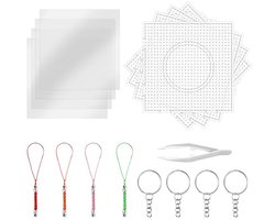 Strijkkralen Platen Set, 4 Stuks 5 mm Kralen voor Creatief Beadart — cadeau in Spellen & Speelgoed