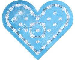 Hama MAXI HARTJE / HART strijkkralen vormpje / figuur / grondplaat voor EXTRA GROTE MAXI strijkparels (strijkkralenbordje groot), schoencadeau Sint / Kerstmis! — cadeau in Spellen & Speelgoed