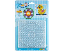 Hama strijkkralenbordjes Maxi - creatieve vormen cirkel en vierkant. — cadeau in Spellen & Speelgoed