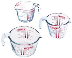 Maatbeker, Set van 3 Stuks - Pyrex | Classic Prepware — cadeau in Koken & Dineren