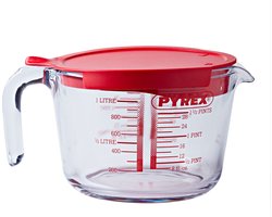 PYREX - MAATBEKER 1L MET DEKSEL — cadeau in Koken & Dineren