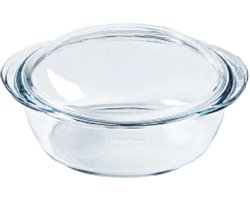 Pyrex Ronde schaal met deksel 2,3+0,7L — cadeau in Kookcadeaus
