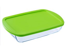 Pyrex Ovenschaal - met deksel - Cook & Store - 40 x 27 x 6 cm / 4.5 Liter — cadeau in Kookcadeaus