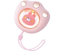 Oplaadbare schattige kattenpoot elektrische handwarmer, draagbare en herbruikbare handwarmer, met 3-6 uur langdurige verwarming en kleurrijke lampjes, voor kinderen, vrouwen en mannen in de koude winter — cadeau in Gadgets