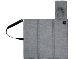 Draagbaar verwarmd zitkussen - instelbare temperatuur, lichtgewicht en opvouwbaar, USB-verwarming, ideaal voor buitensportlocaties en kamperen, mat lichtgrijs. — cadeau in Sport & Outdoor
