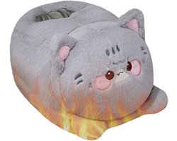 Elektrische Voetenwarmer - Voetenverwarmer Pluche - Ontspanning Thuis - Draagbaar 3D-ontwerp - 30 x 38 x 25 cm - Multicolor — cadeau in Wonen & Interieur