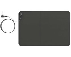 Geleidende Aardingsmat - Antistatisch Blad - Stressvermindering - Draagbaar Ontwerp - 40x60cm - Zwart — cadeau in Cadeau-ideeën